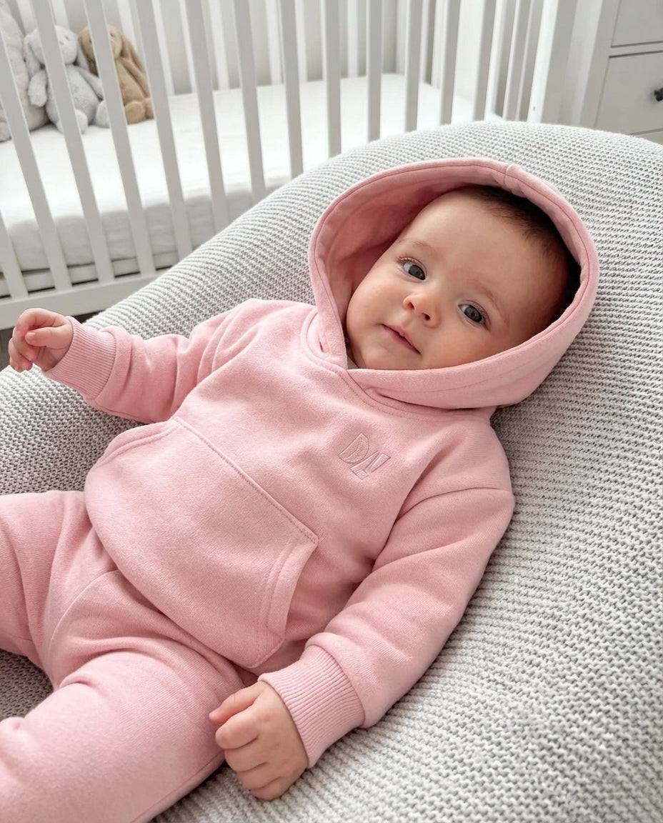 BLUSH HOODIE SET